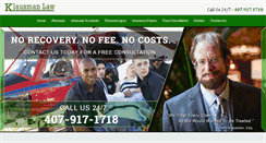 Desktop Screenshot of klausmanlaw.com