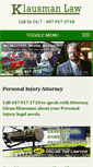 Mobile Screenshot of klausmanlaw.com